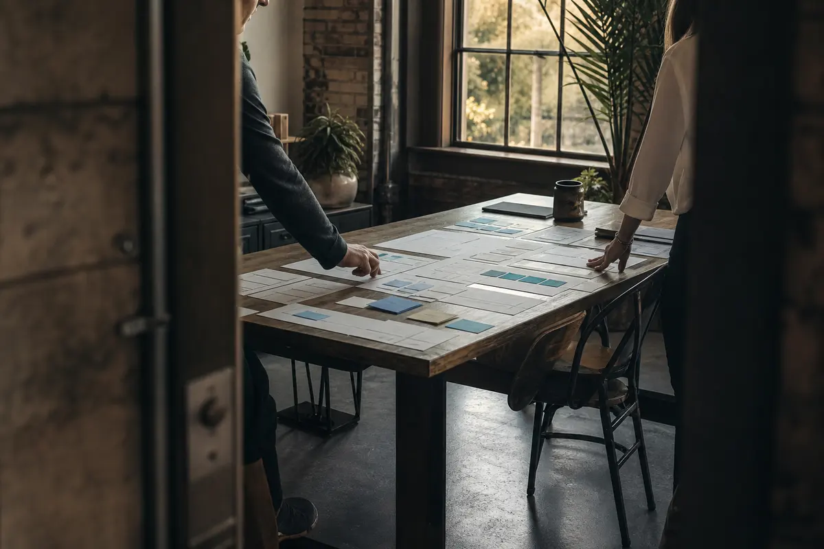 Editorial marketing planning scene for Solon, Michigan