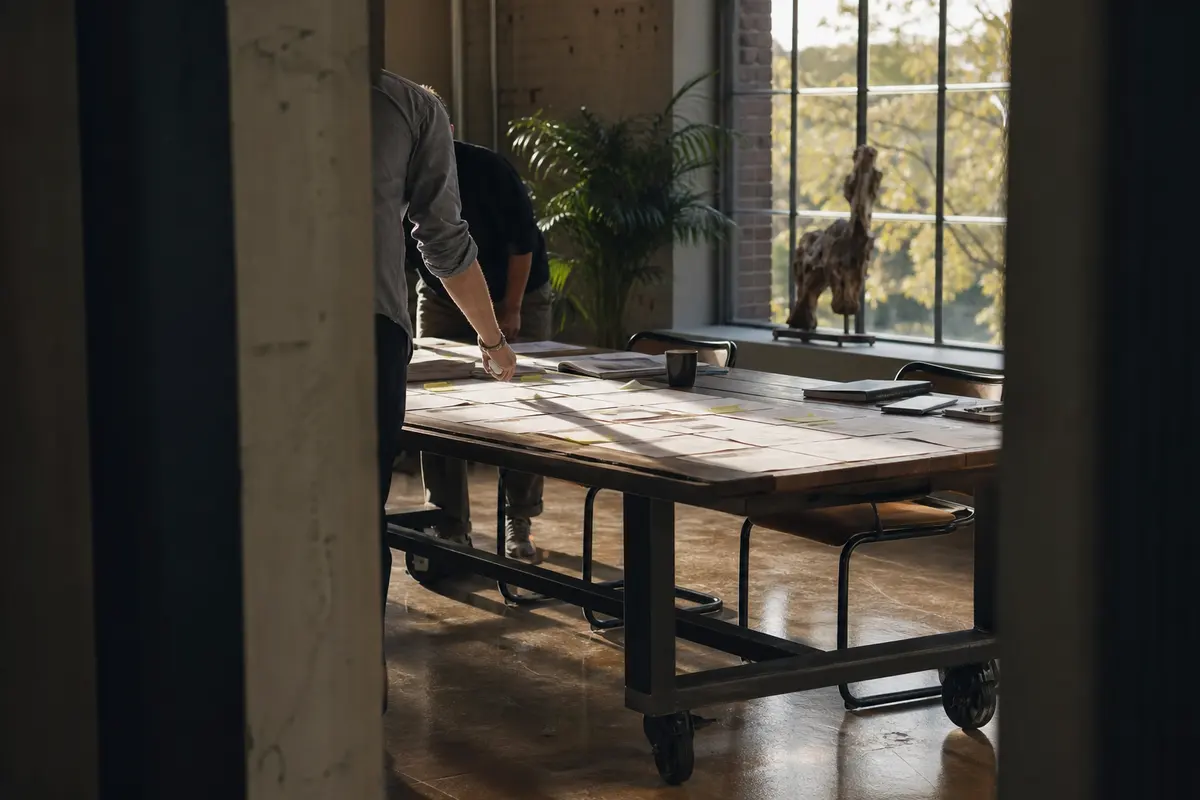 Editorial marketing planning scene for Big Rapids, Michigan