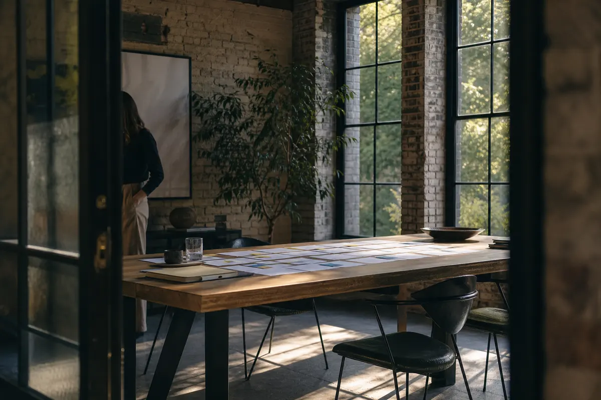 Editorial marketing planning scene for Legal News in Mayfield, Michigan