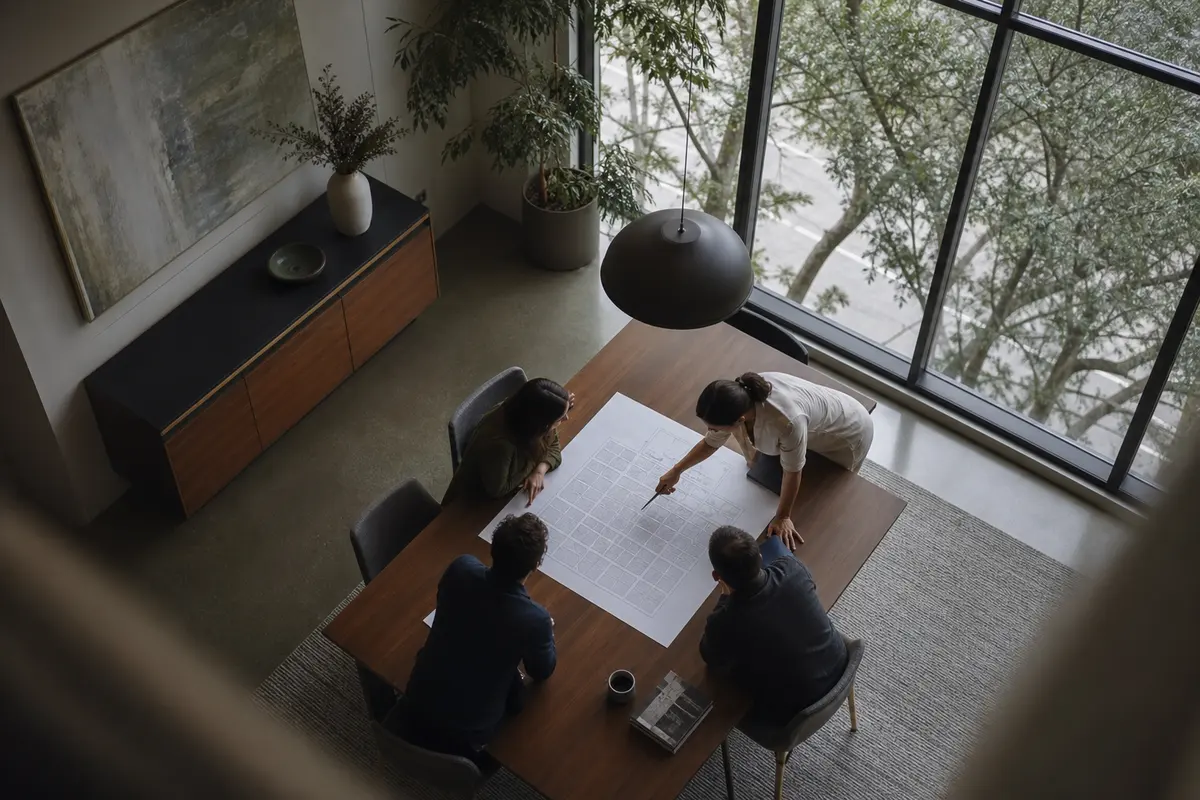 Editorial marketing planning scene for Oregon, Michigan
