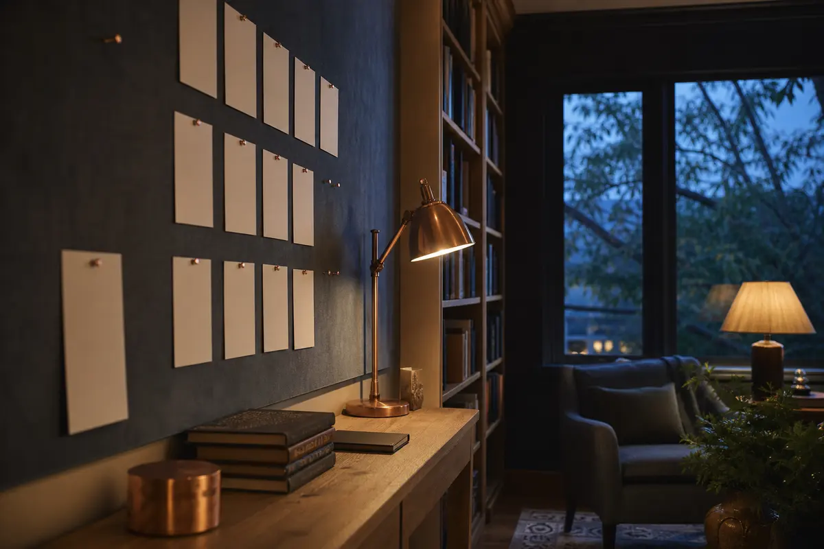 Editorial marketing planning scene for Adrian, Michigan
