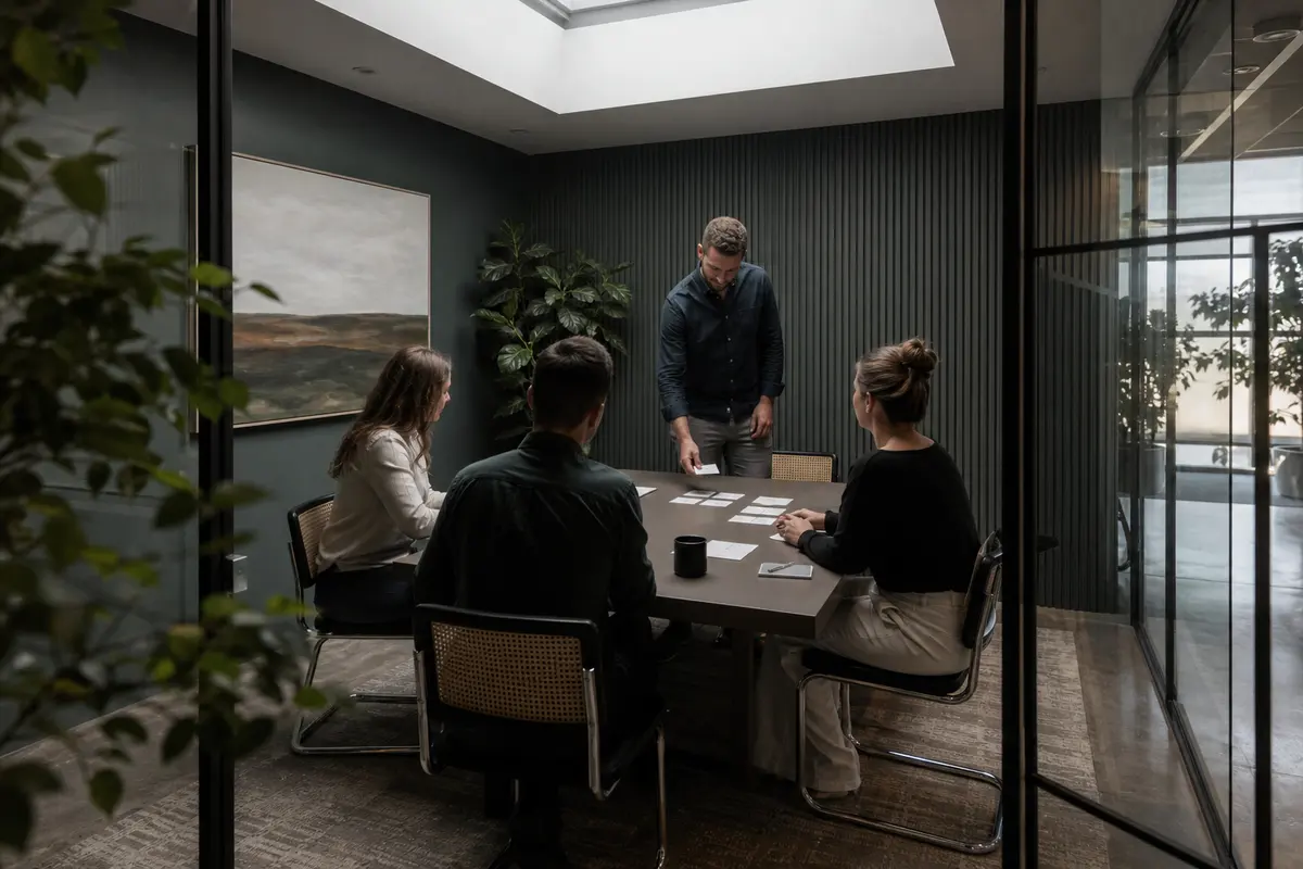 Editorial intake planning scene for Automation in Hamburg, Michigan