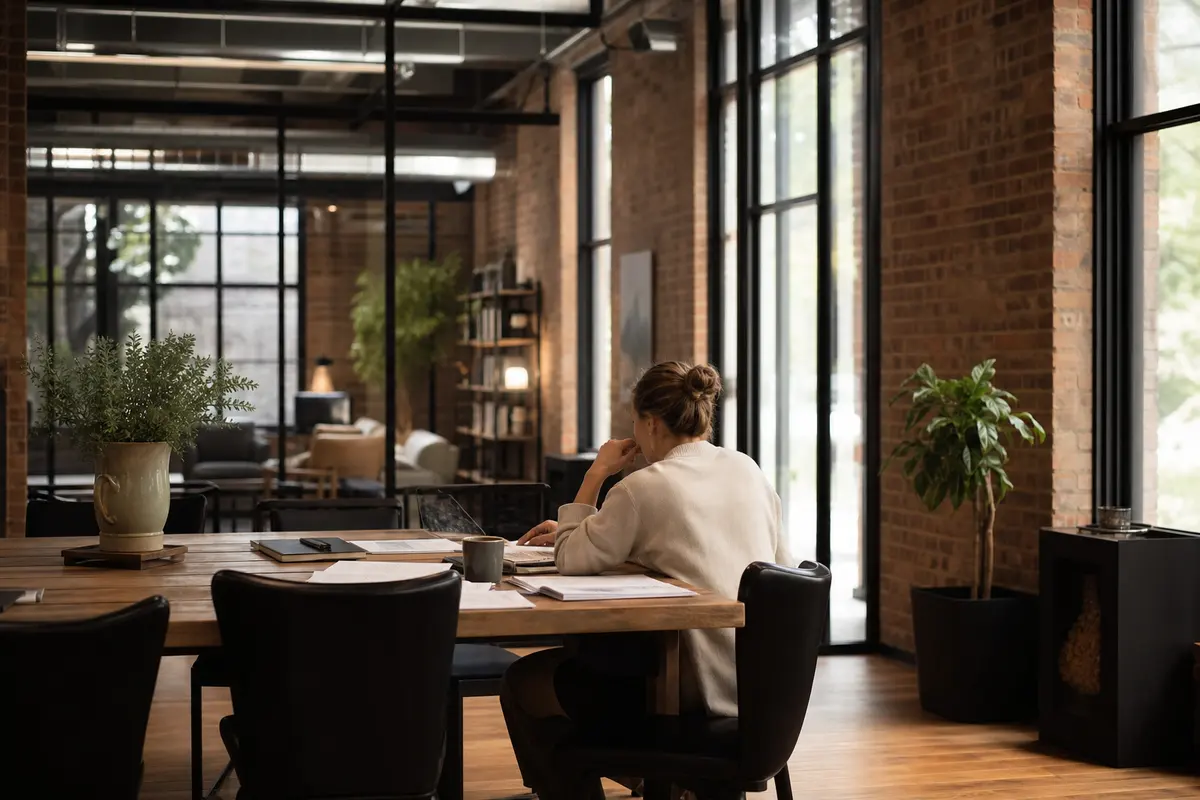 Editorial marketing planning scene for Reputation & Reviews in Lenox, Michigan