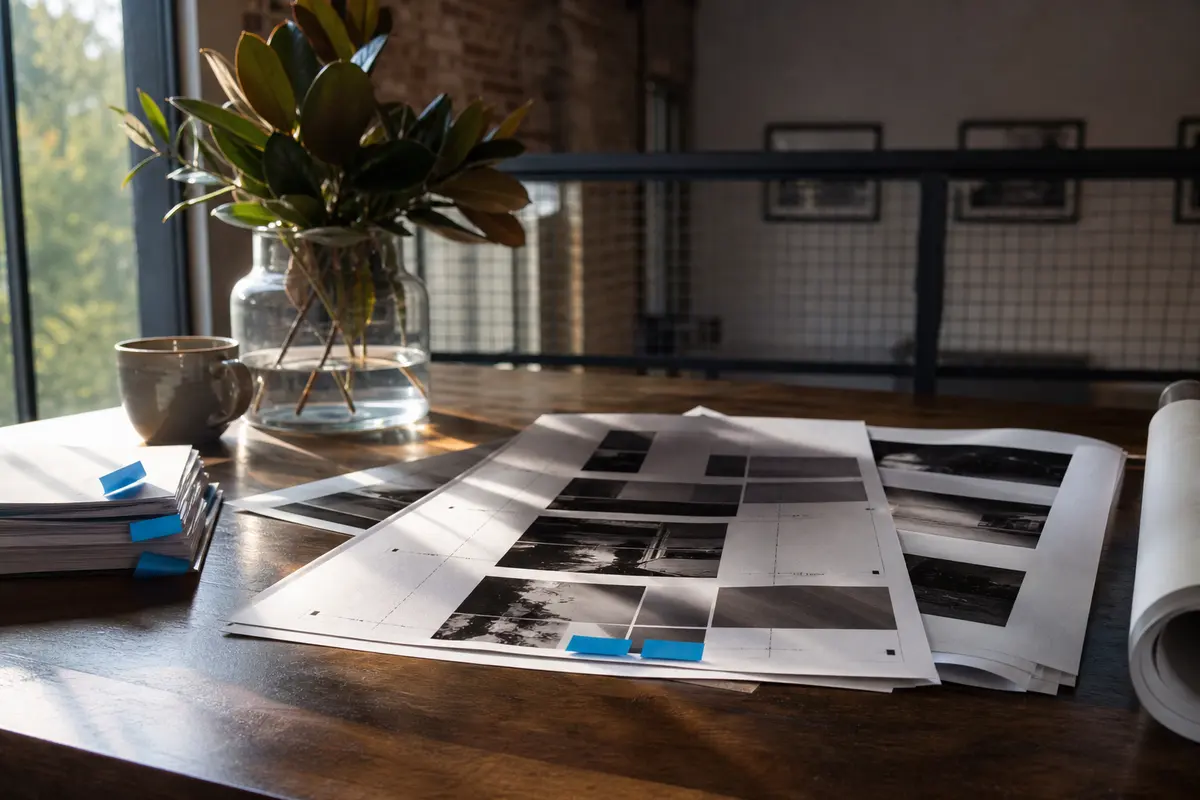 Editorial marketing planning scene for Legal News in Larkin, Michigan