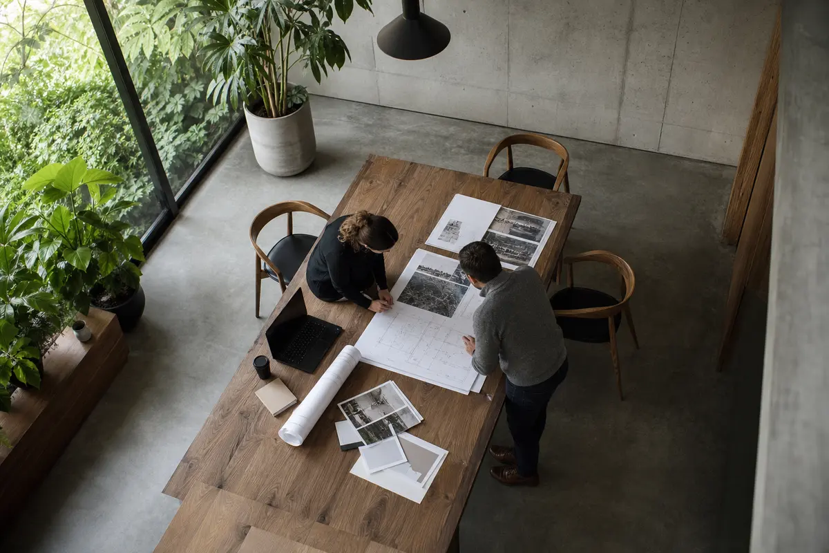 Editorial platform planning scene for Dedicated Hosting in Dalton, Michigan