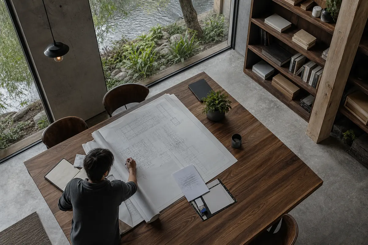 Editorial platform planning scene for Custom Software in Fruitland, Michigan