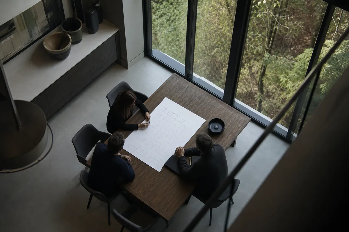 Editorial marketing planning scene for Waterford, Michigan