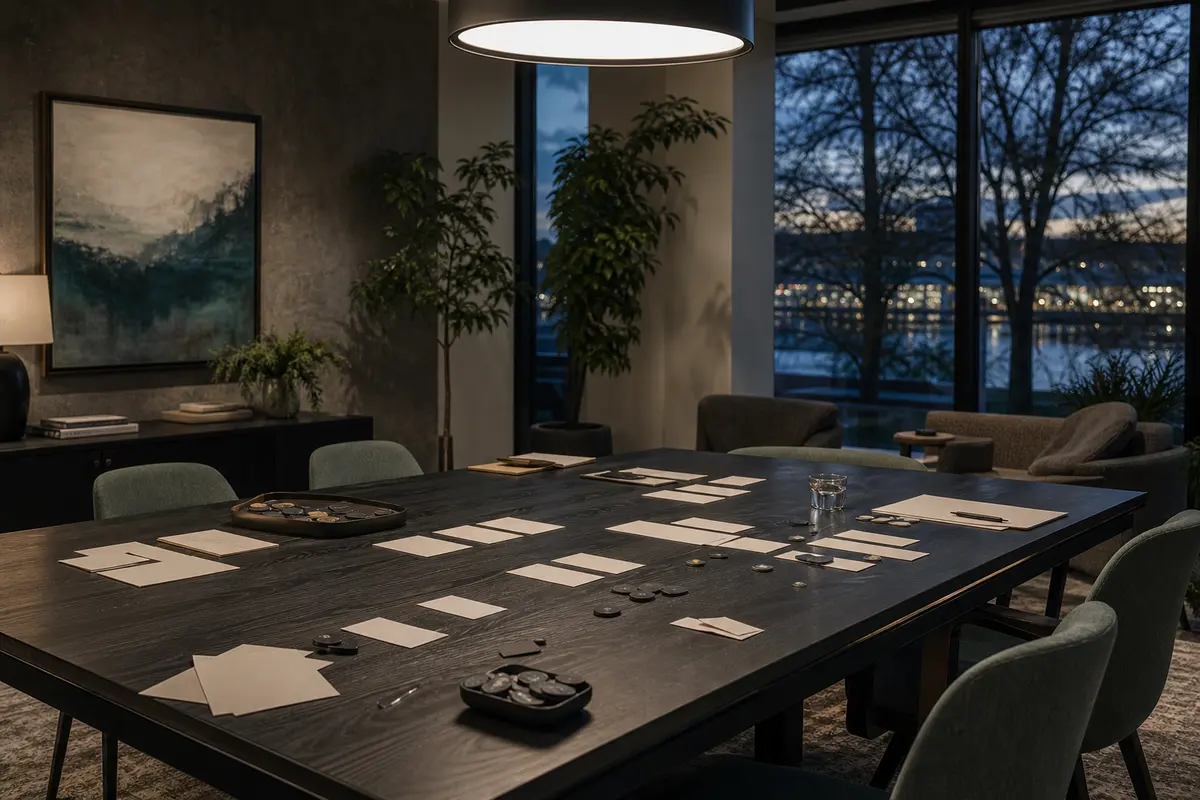 Editorial platform planning scene for Custom Software in Denton, Michigan