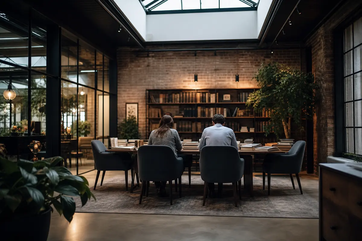 Editorial marketing planning scene for Programmatic SEO in St. Clair, Michigan
