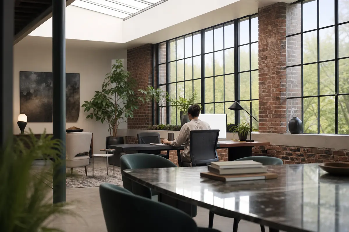 Editorial marketing planning scene for Dexter, Michigan