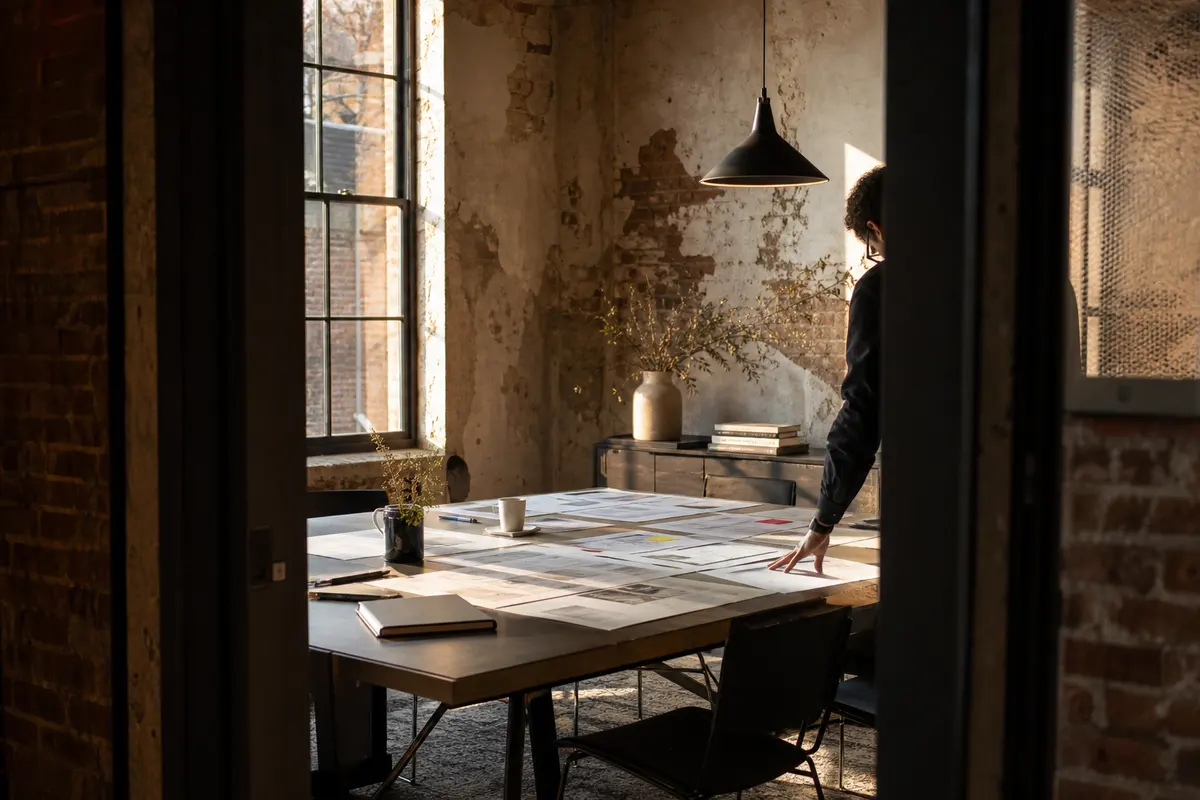 Editorial marketing planning scene for Legal News in Clawson, Michigan