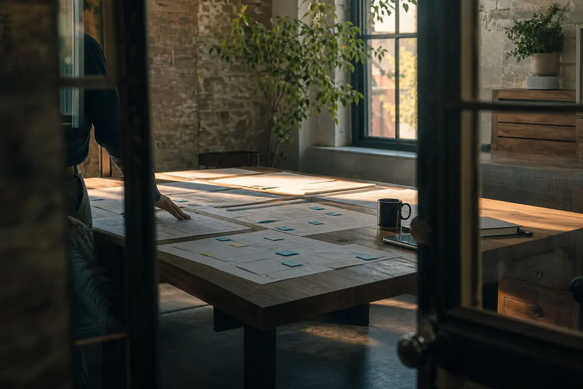 Editorial marketing planning scene for Reputation & Reviews in Brownstown, Michigan