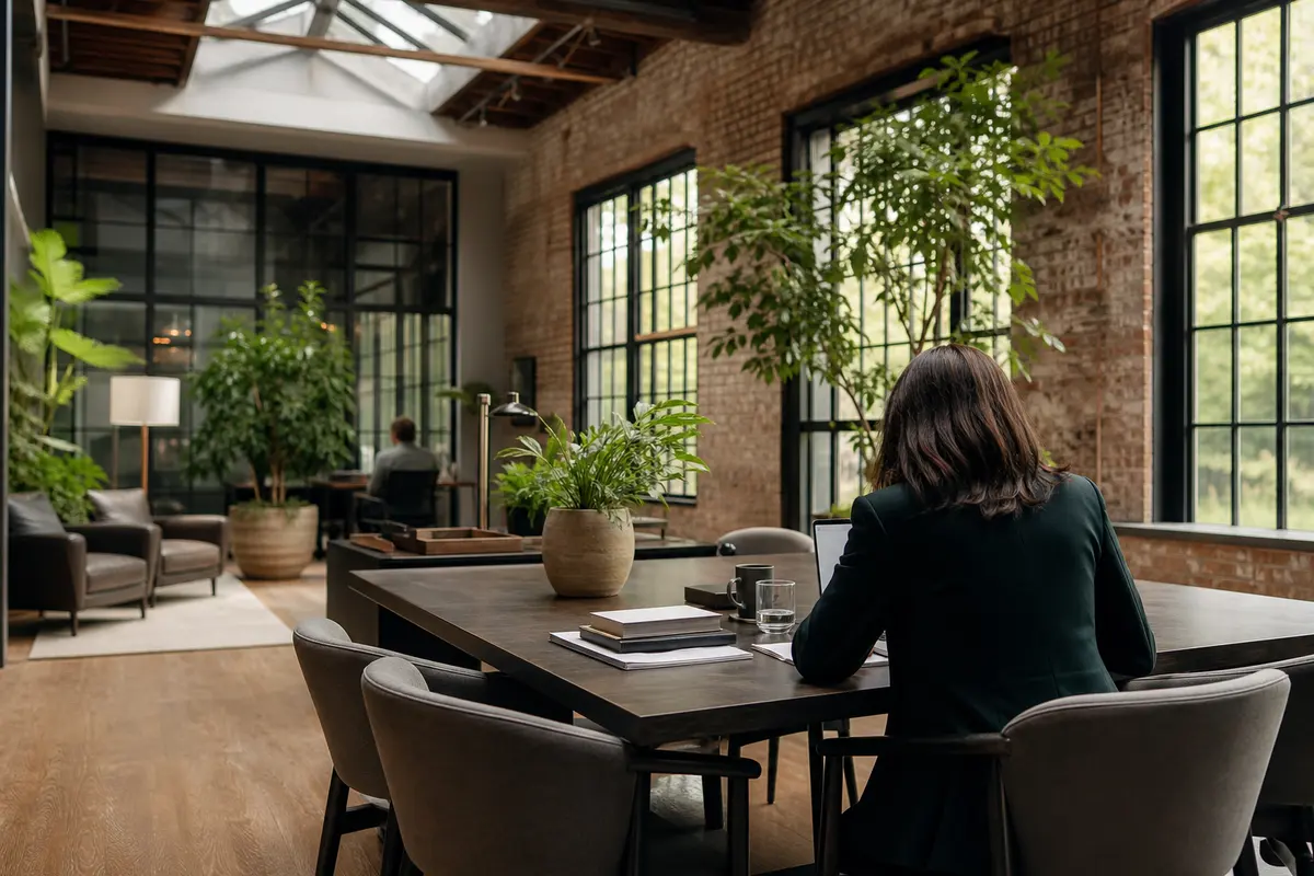 Editorial marketing planning scene for Van Buren, Michigan