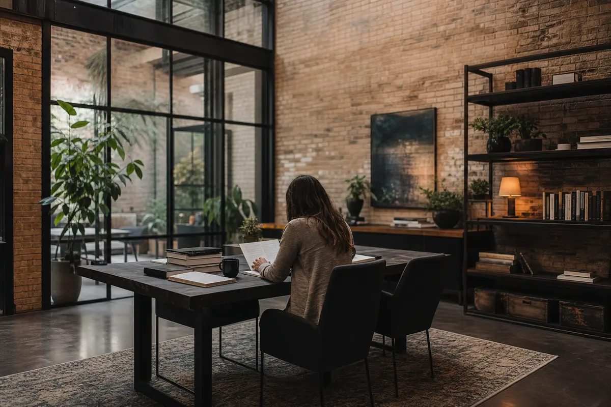 Editorial marketing planning scene for Escanaba, Michigan