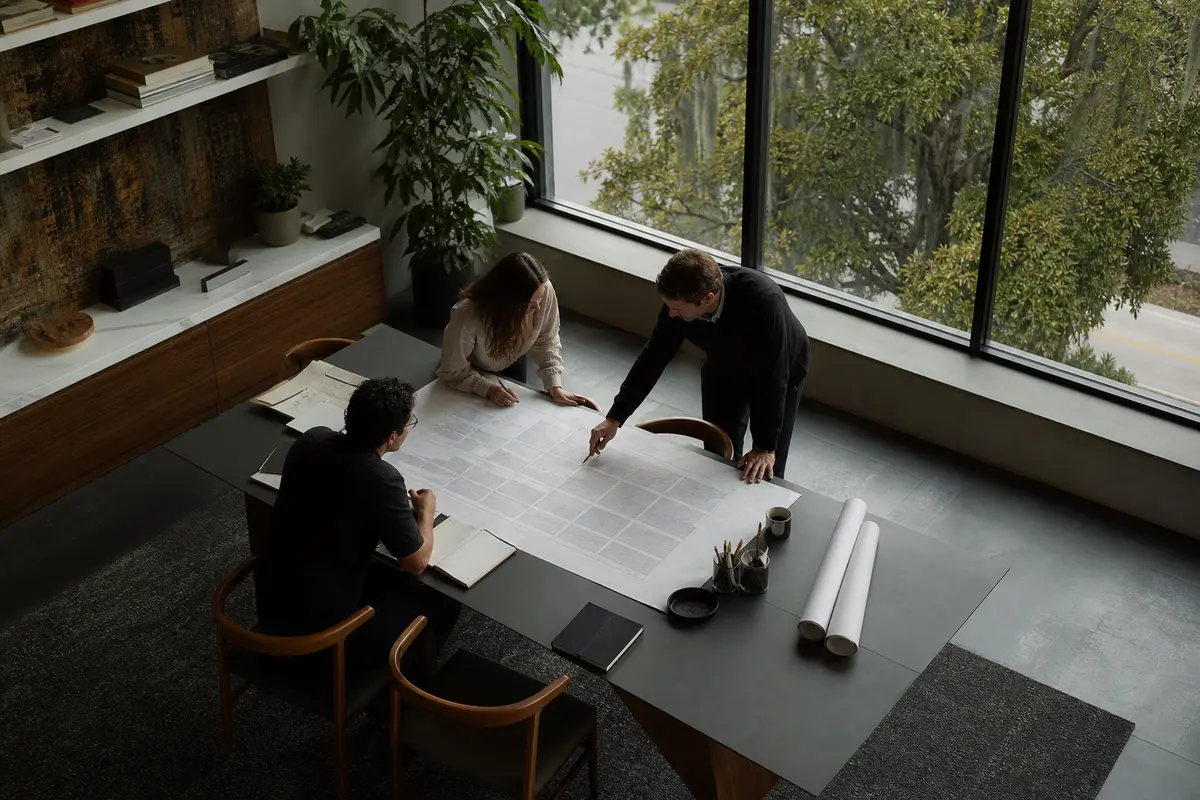 Editorial marketing planning scene for Programmatic SEO in Fraser, Michigan