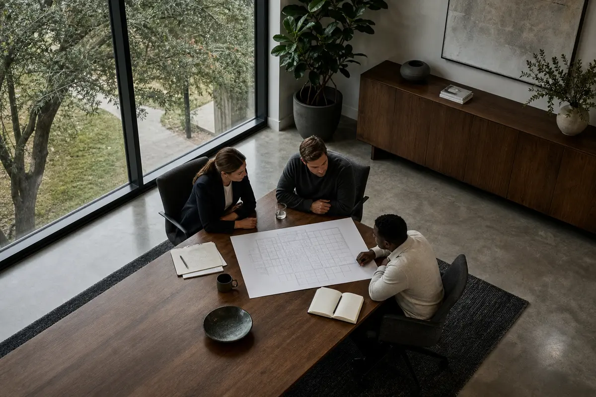 Editorial marketing planning scene for Grandville, Michigan