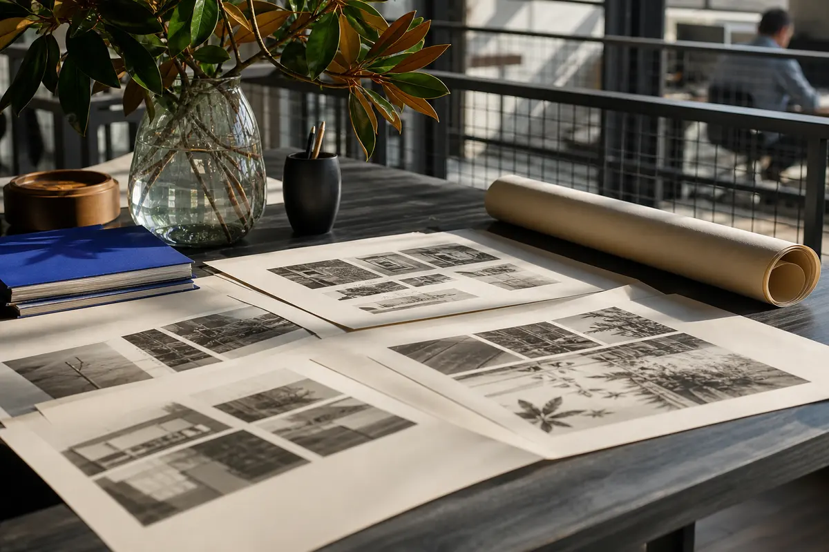 Editorial marketing planning scene for Harper Woods, Michigan