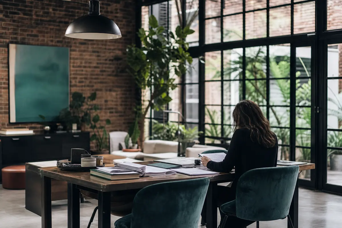 Editorial marketing planning scene for Legal News in Holly, Michigan