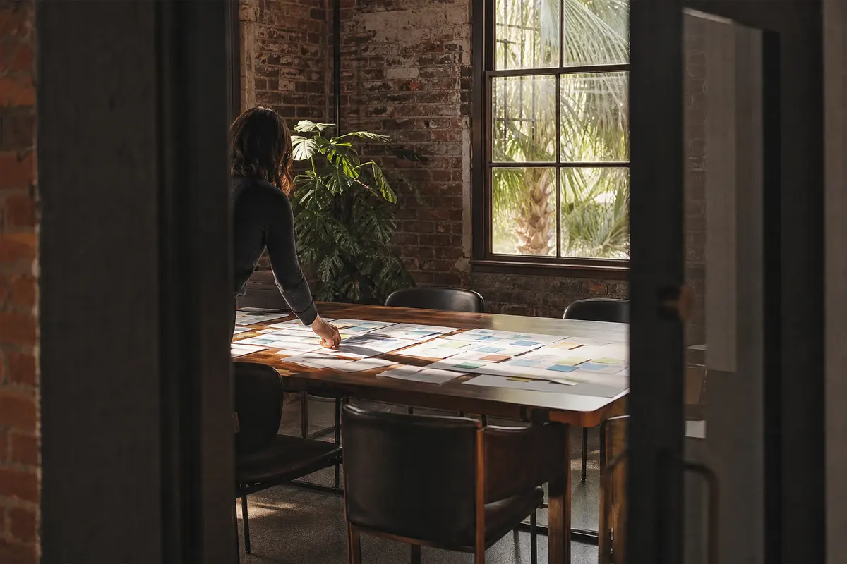Editorial marketing planning scene for Legal News in Lambertville, Michigan