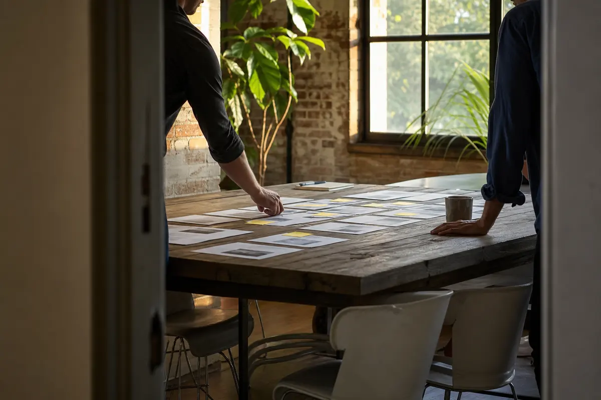 Editorial marketing planning scene for Legal News in Livonia, Michigan