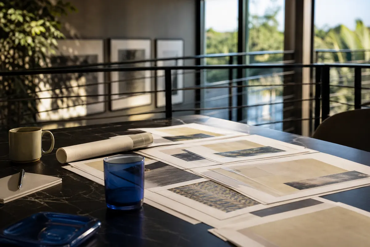 Editorial marketing planning scene for Local Service Ads in Manistee, Michigan