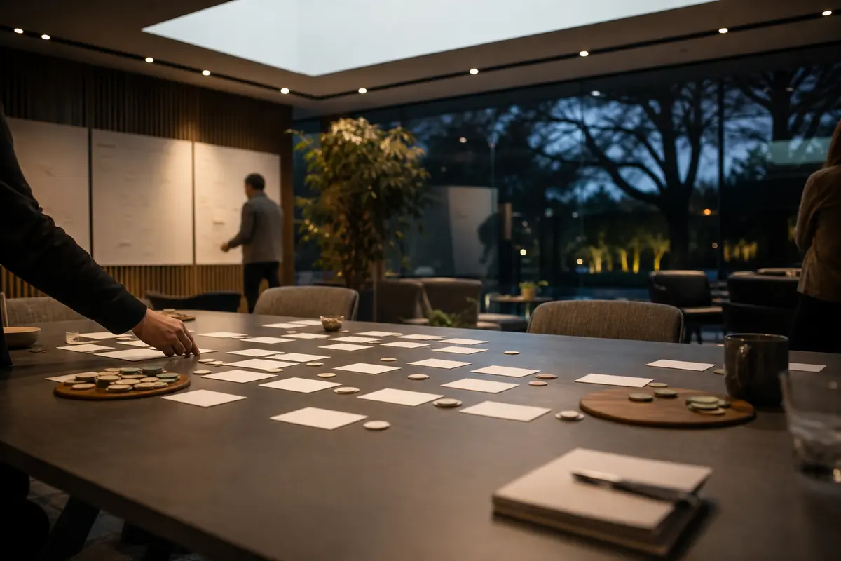 Editorial platform planning scene for ROI Dashboard in Mount Pleasant, Michigan