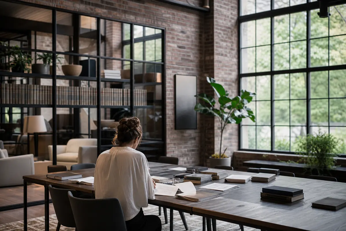 Editorial marketing planning scene for New Haven, Michigan