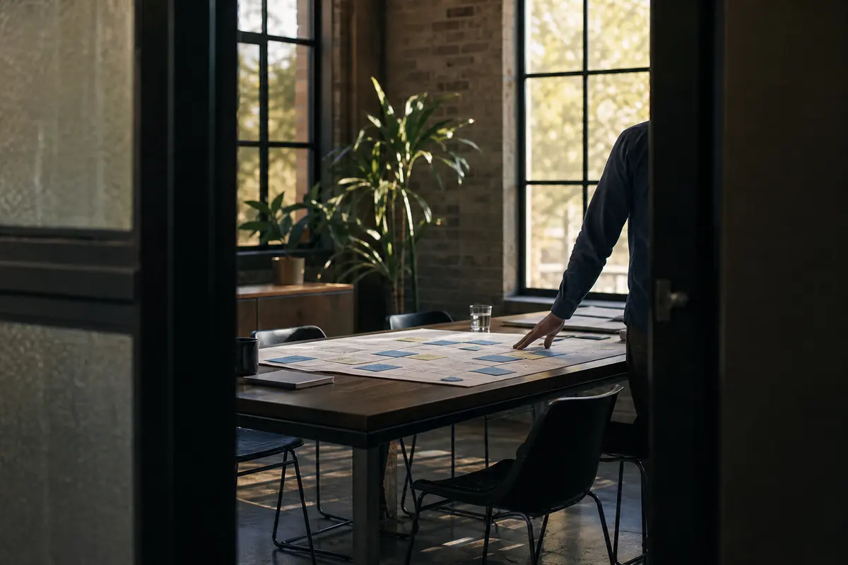 Editorial marketing planning scene for Northview, Michigan