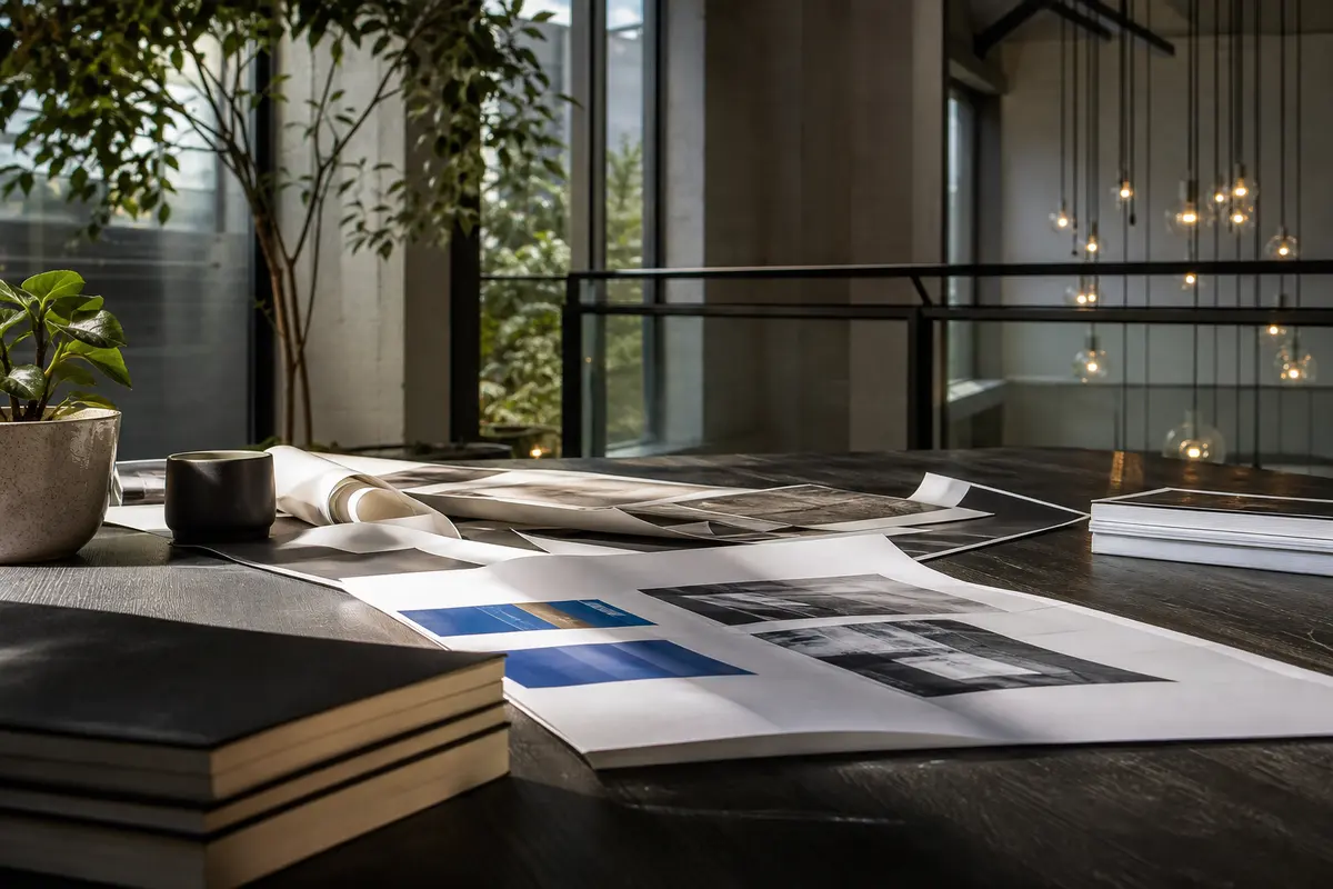 Editorial marketing planning scene for Novi, Michigan