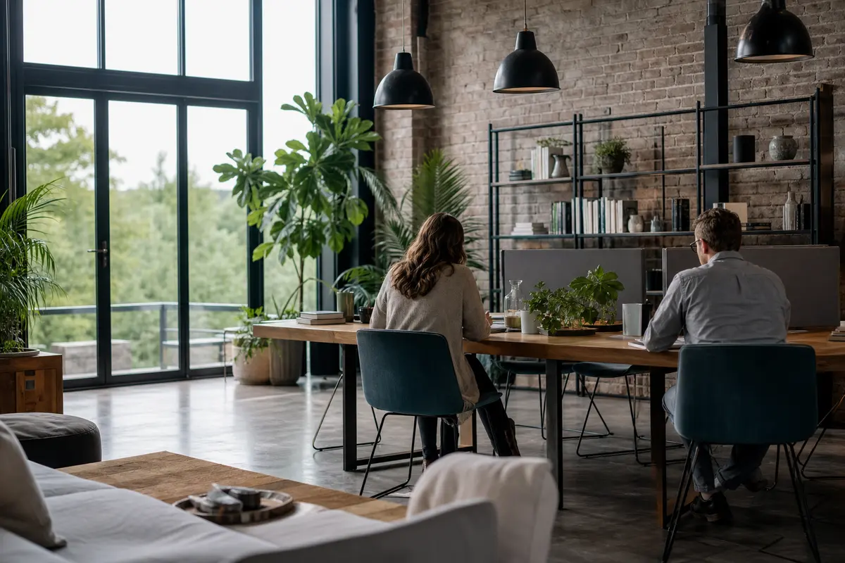 Editorial marketing planning scene for Petoskey, Michigan