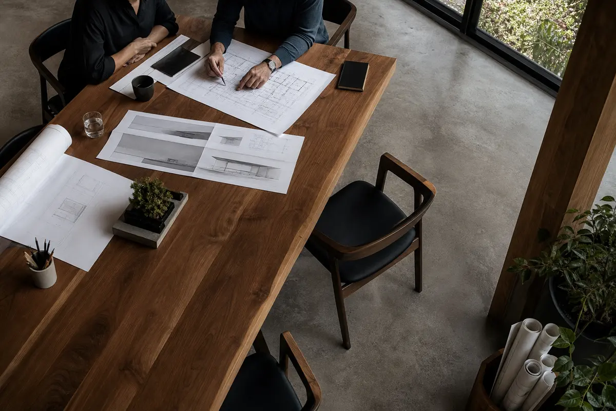 Editorial platform planning scene for Custom Software in Plymouth, Michigan