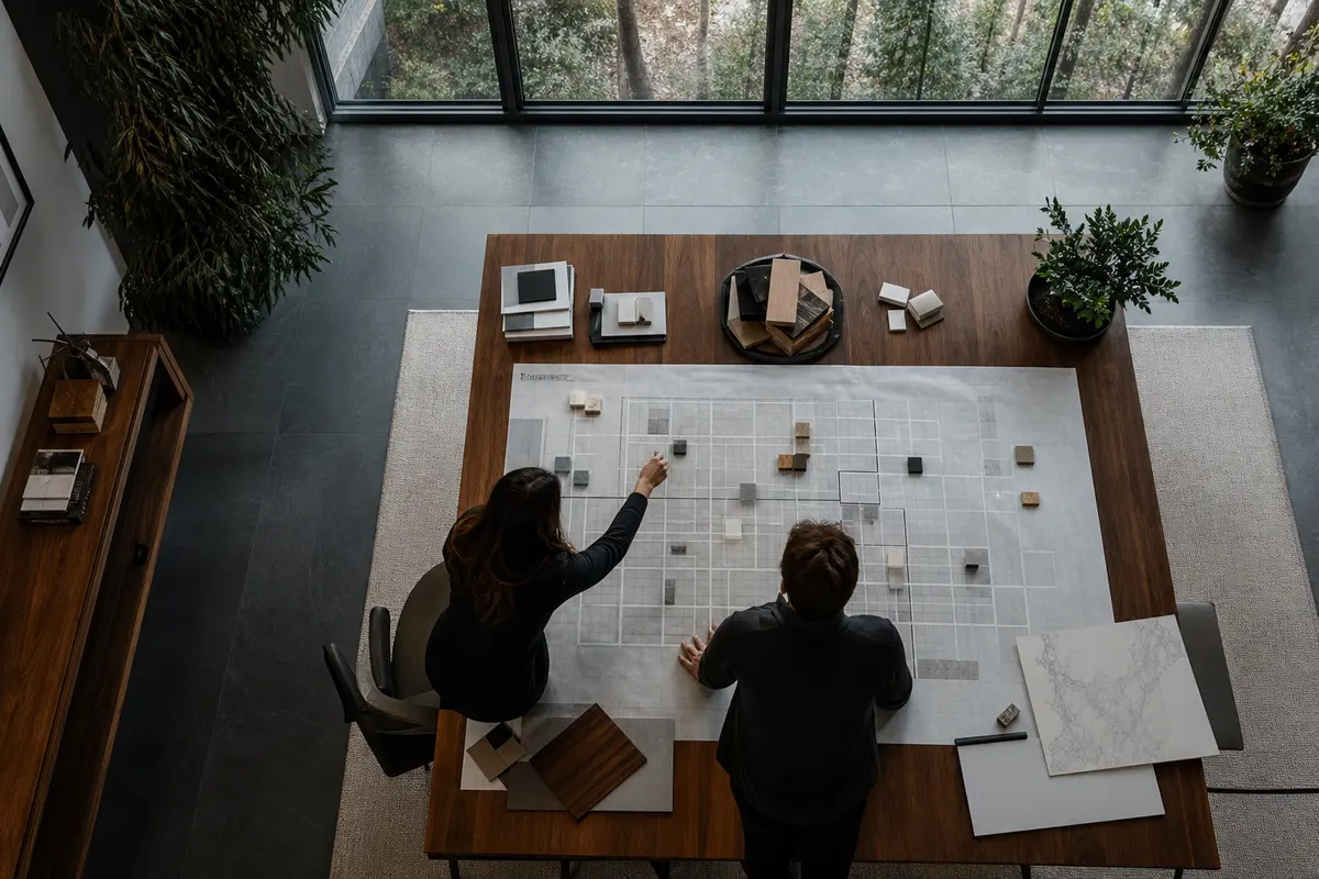 Editorial marketing planning scene for Rochester, Michigan