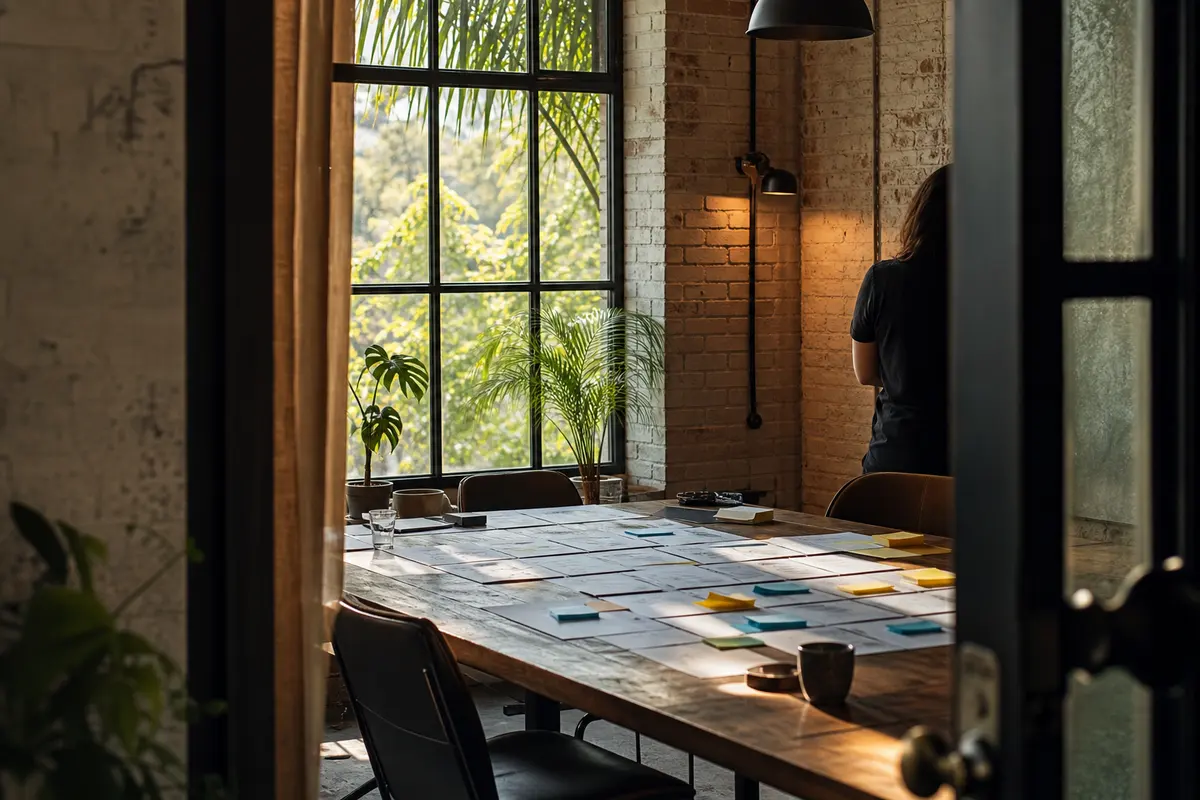 Editorial marketing planning scene for Legal News in Romulus, Michigan