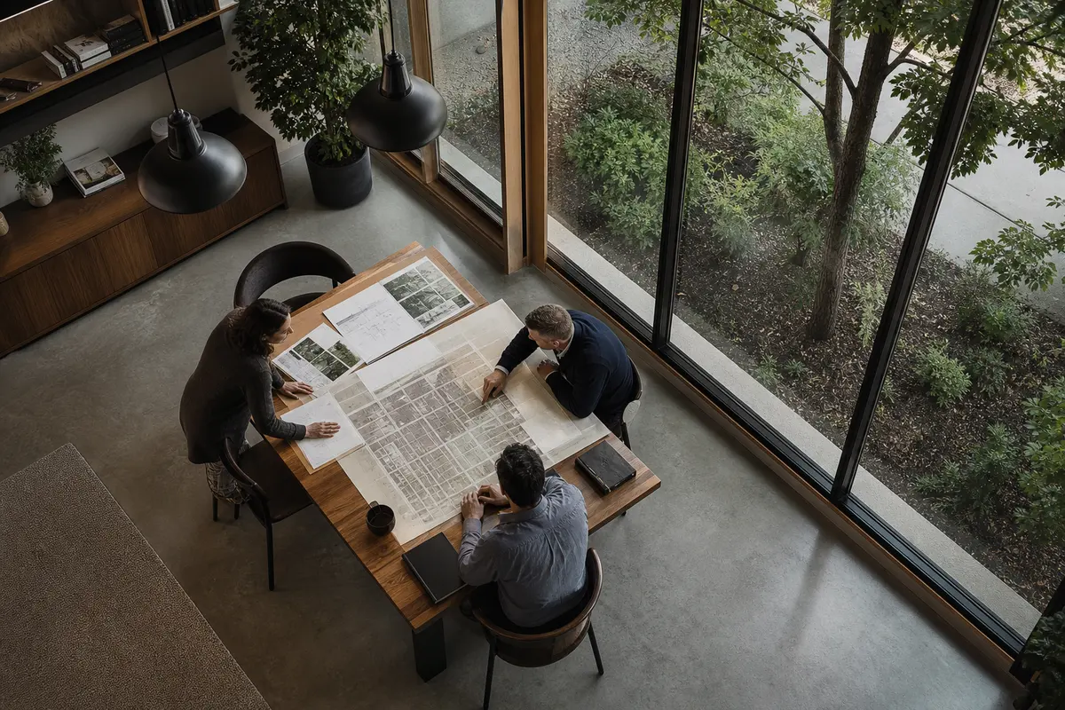 Editorial marketing planning scene for Legal News in Roseville, Michigan