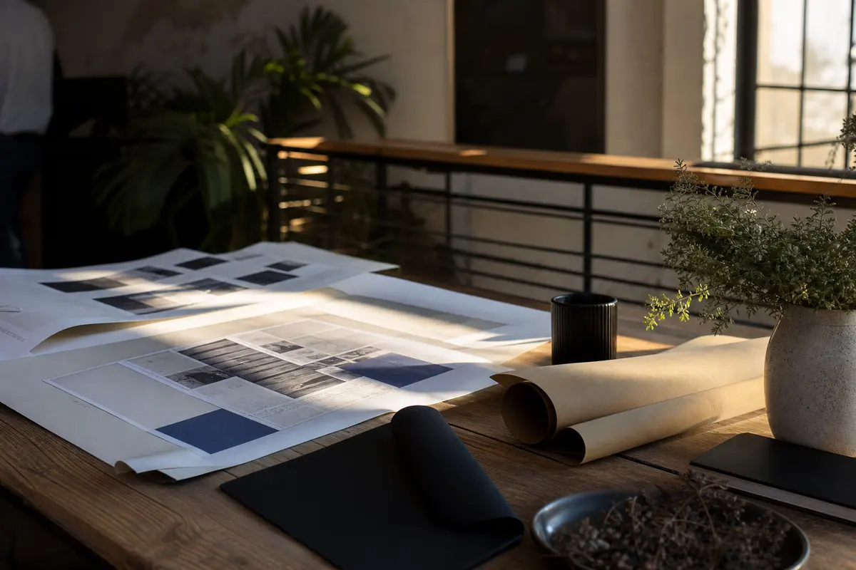 Editorial marketing planning scene for St. Johns, Michigan