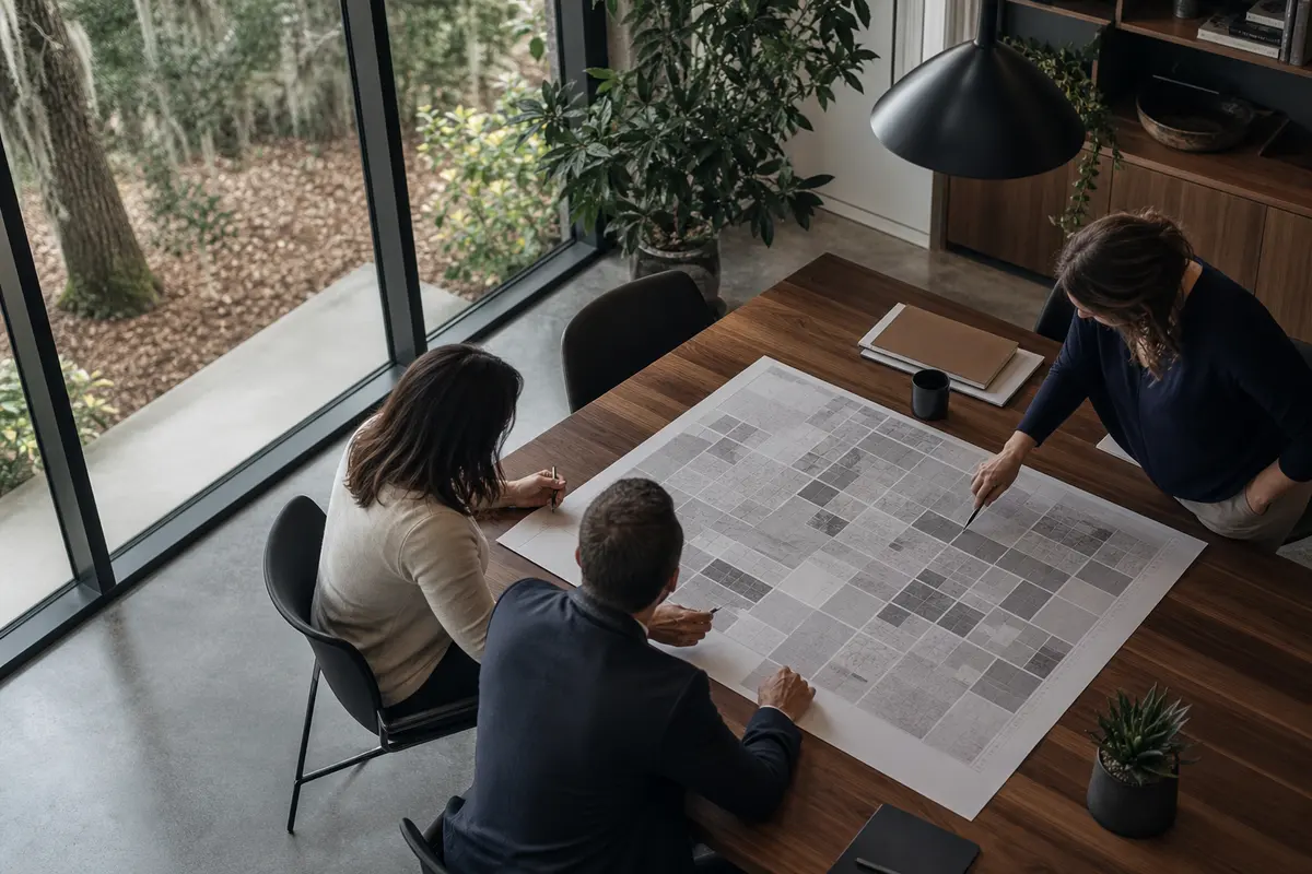 Editorial marketing planning scene for Legal News in South Monroe, Michigan