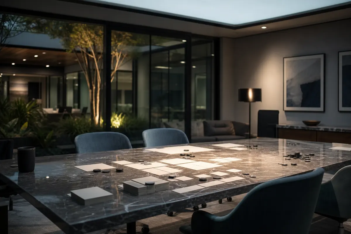 Editorial platform planning scene for Custom Software in Walled Lake, Michigan
