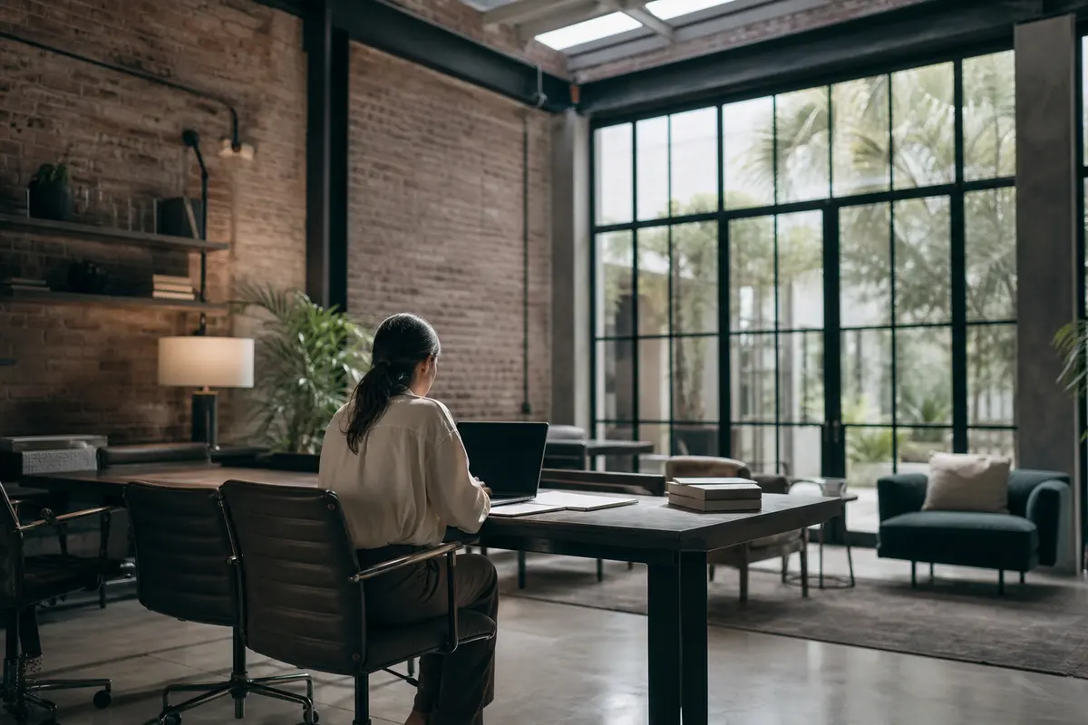Editorial marketing planning scene for Albert Lea, Minnesota