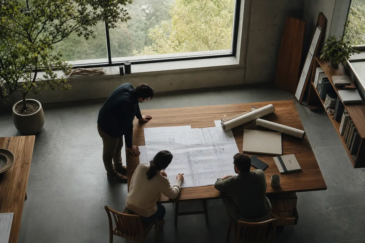 Editorial platform planning scene for Custom Software in Brooklyn Center, Minnesota