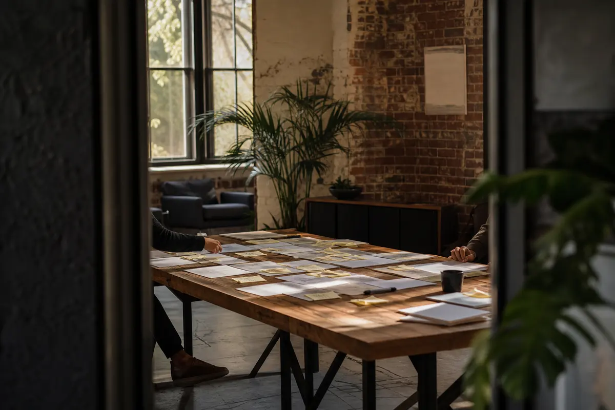 Editorial marketing planning scene for Cambridge, Minnesota