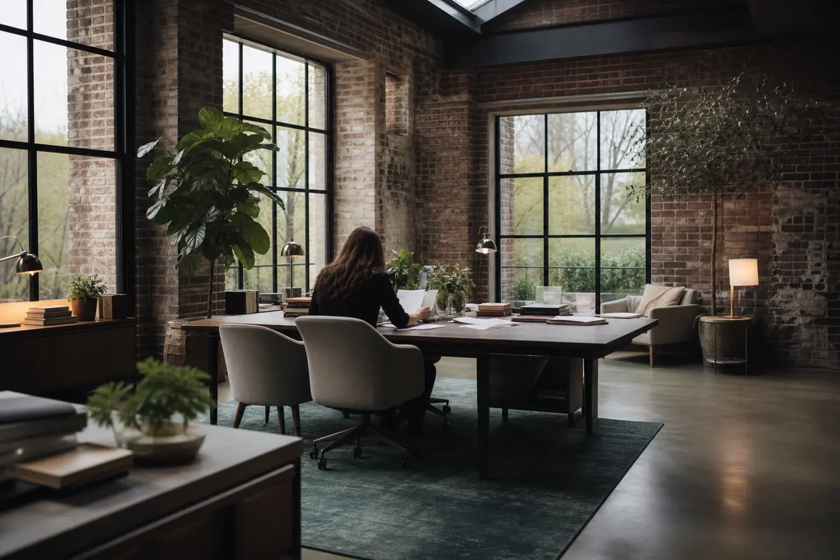 Editorial marketing planning scene for AI SEO in Cloquet, Minnesota