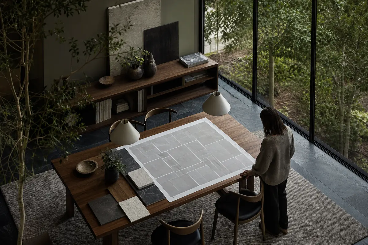 Editorial marketing planning scene for Edina, Minnesota