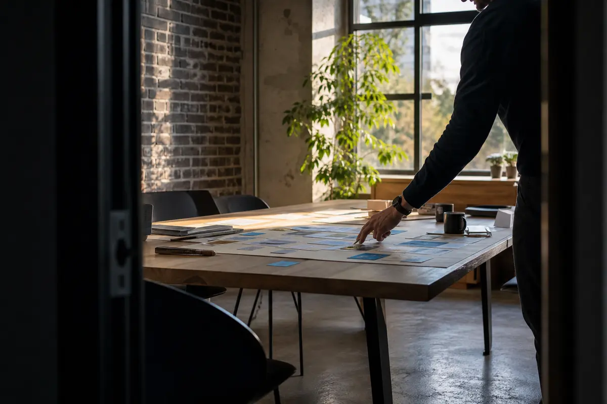 Editorial marketing planning scene for Legal News in Fairmont, Minnesota