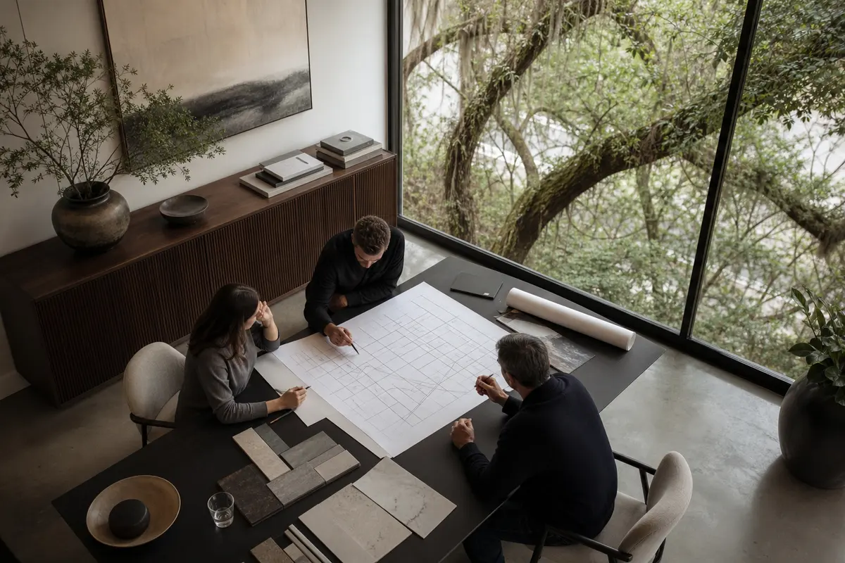 Editorial marketing planning scene for International Falls, Minnesota