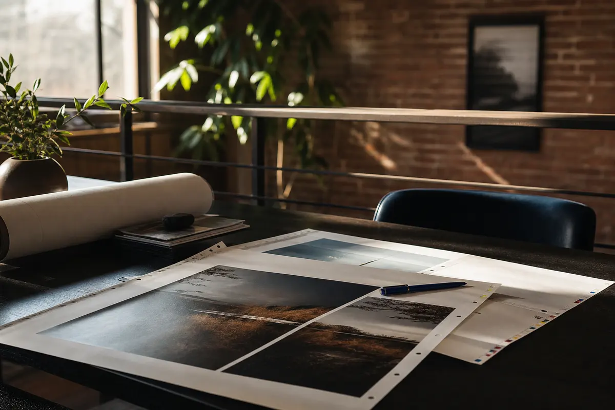 Editorial marketing planning scene for North Oaks, Minnesota