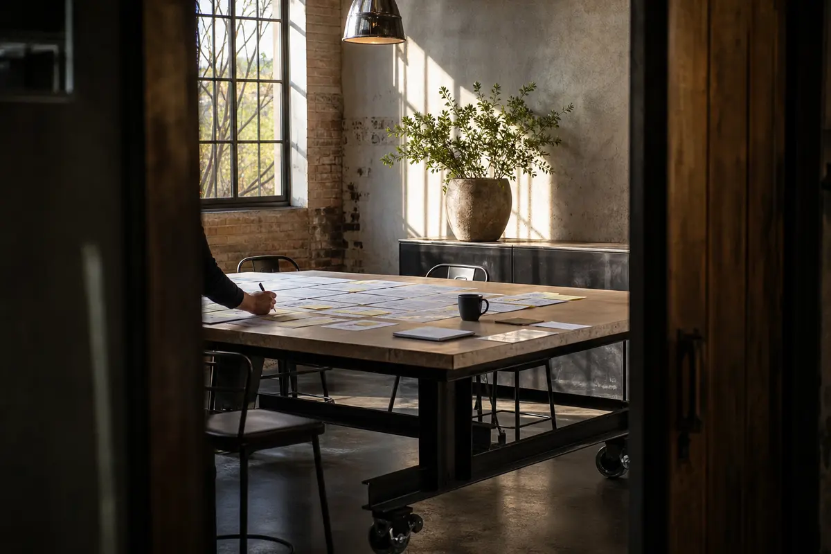 Editorial marketing planning scene for Programmatic SEO in North St. Paul, Minnesota