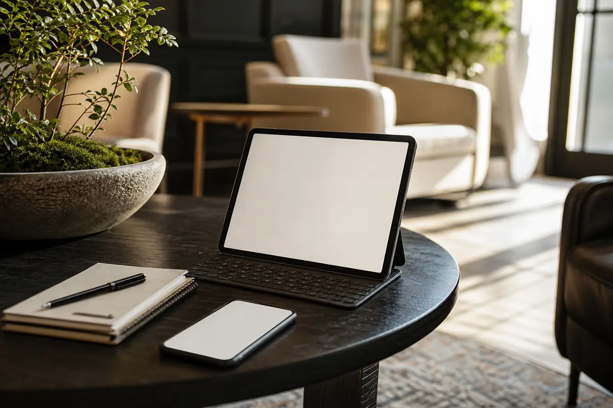Editorial intake planning scene for AI Answering in Oakdale, Minnesota