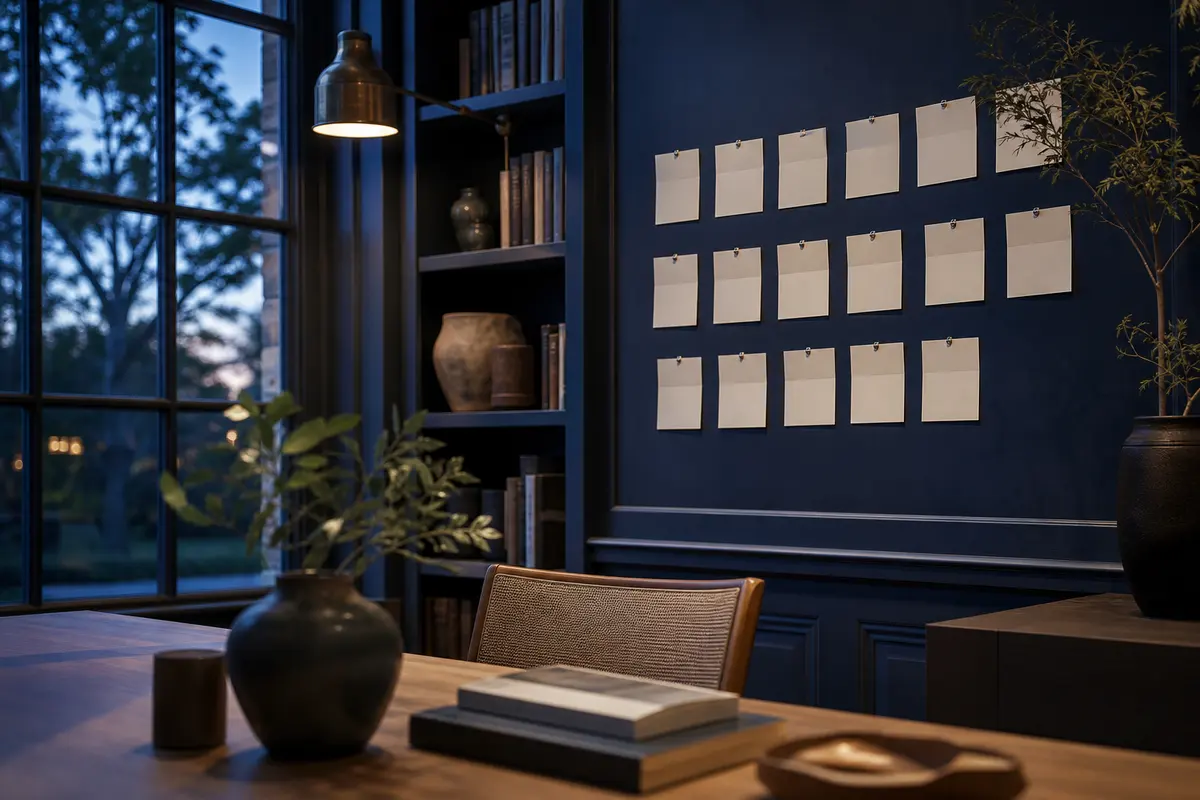 Editorial marketing planning scene for Oakdale, Minnesota