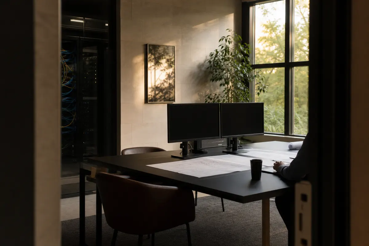 Editorial platform planning scene for Custom Software in Princeton, Minnesota