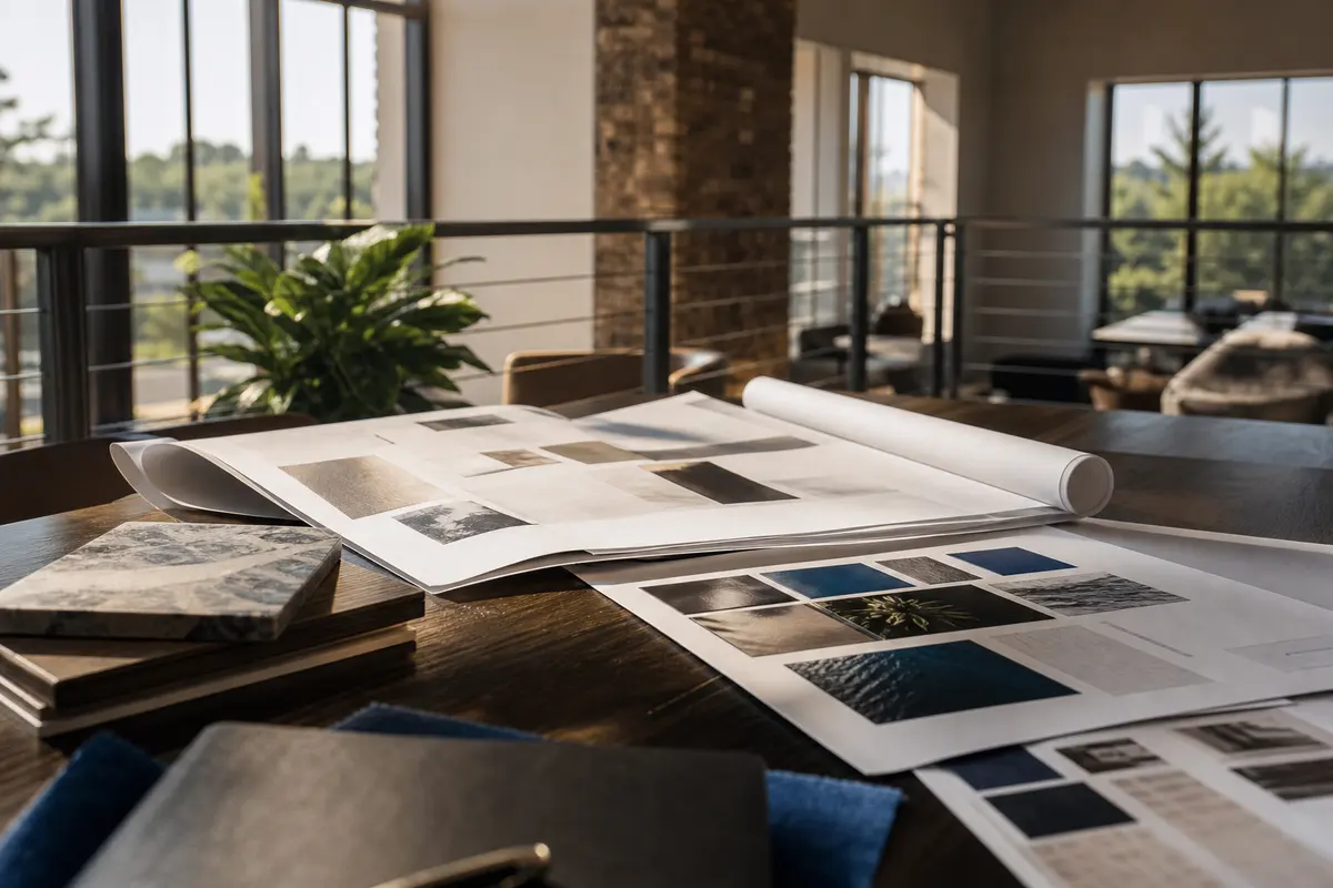Editorial marketing planning scene for Sartell, Minnesota